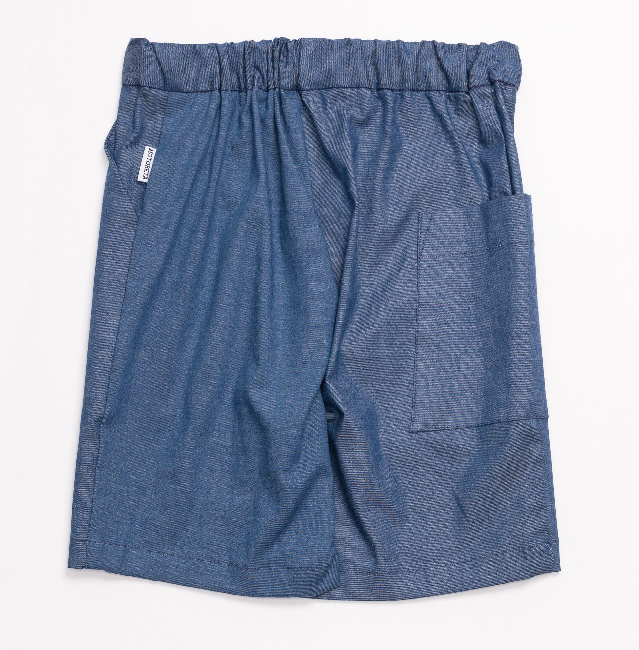                                                                                                                                              Pocket shorts-Denim 